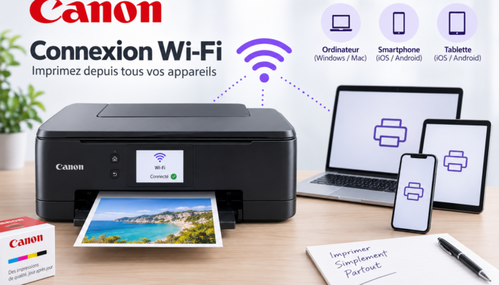 Comment connecter une imprimante Canon en Wi-Fi ?