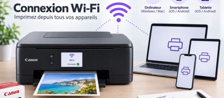 Comment connecter une imprimante Canon en Wi-Fi ?